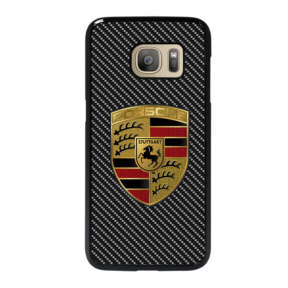 Carbon Porsche Logo Samsung Galaxy S7 Case
