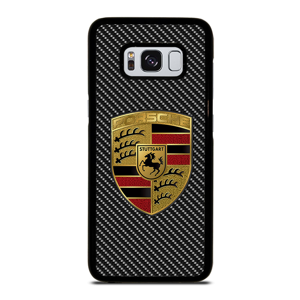 Carbon Porsche Logo Samsung Galaxy S8 Case
