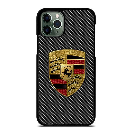 Carbon Porsche Logo iPhone 11 Pro Max Case