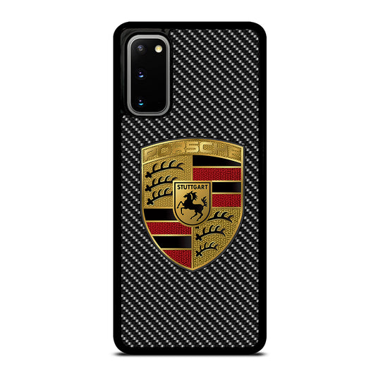 Carbon Porsche Logo Samsung Galaxy S20 / S20 5G Case