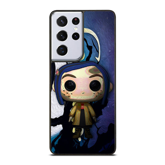 Cartoon Coraline Posterize Samsung Galaxy S21 Ultra 5G Case