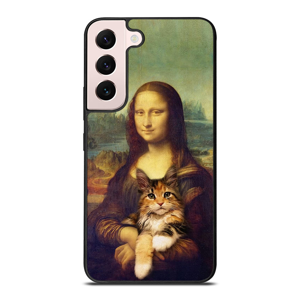 Cat And Monalisa Samsung Galaxy S22 Plus 5G Case