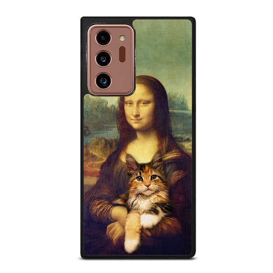 Cat And Monalisa Samsung Galaxy Note 20 Ultra Case