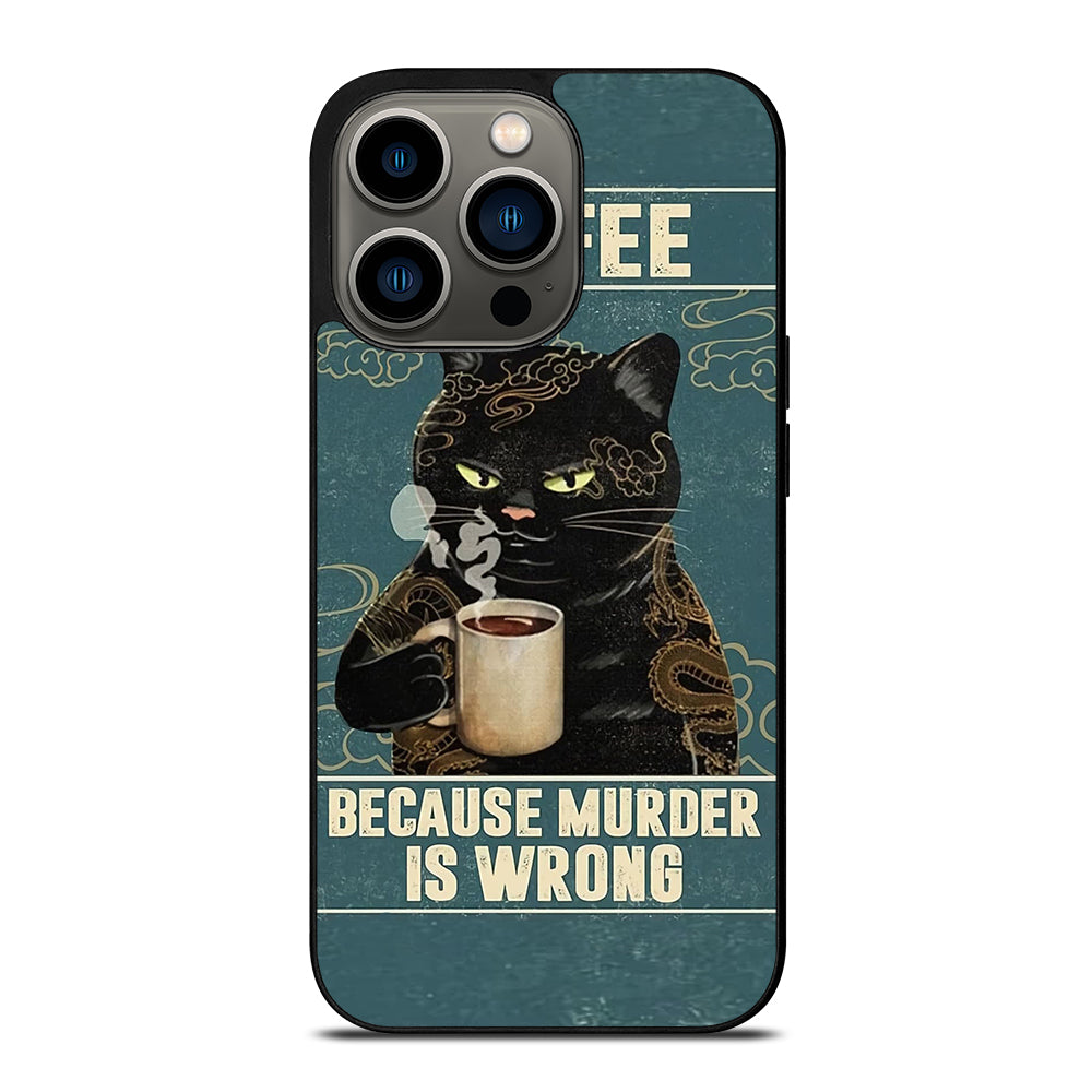 Cat n Coffee iPhone 13 Pro Case