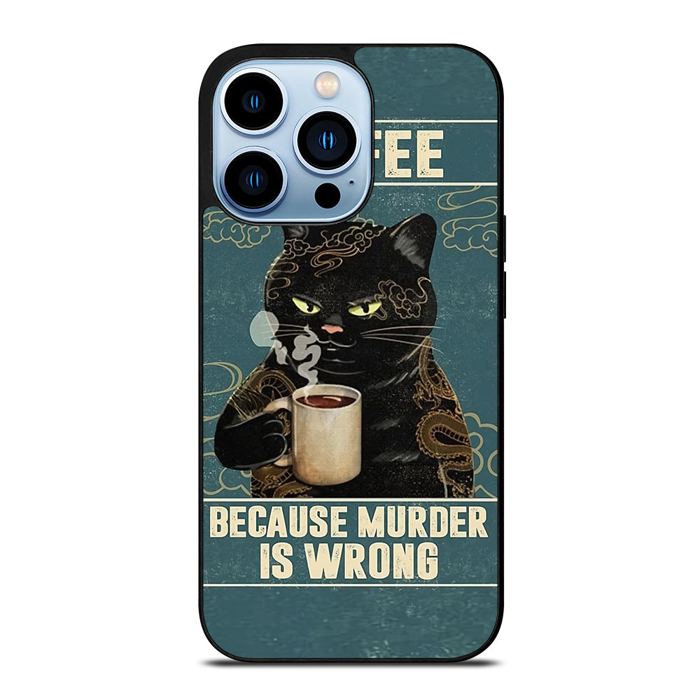 Cat n Coffee iPhone 13 Pro Max Case
