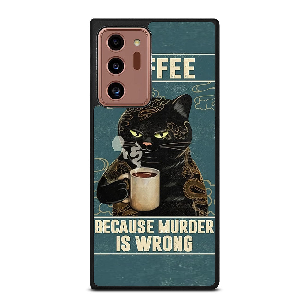 Cat n Coffee Samsung Galaxy Note 20 Ultra Case