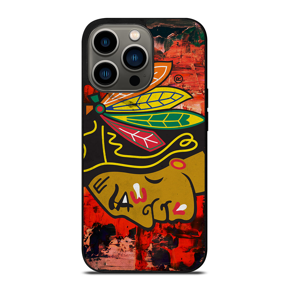 Chicago Blackhawks Symbol iPhone 13 Pro Case
