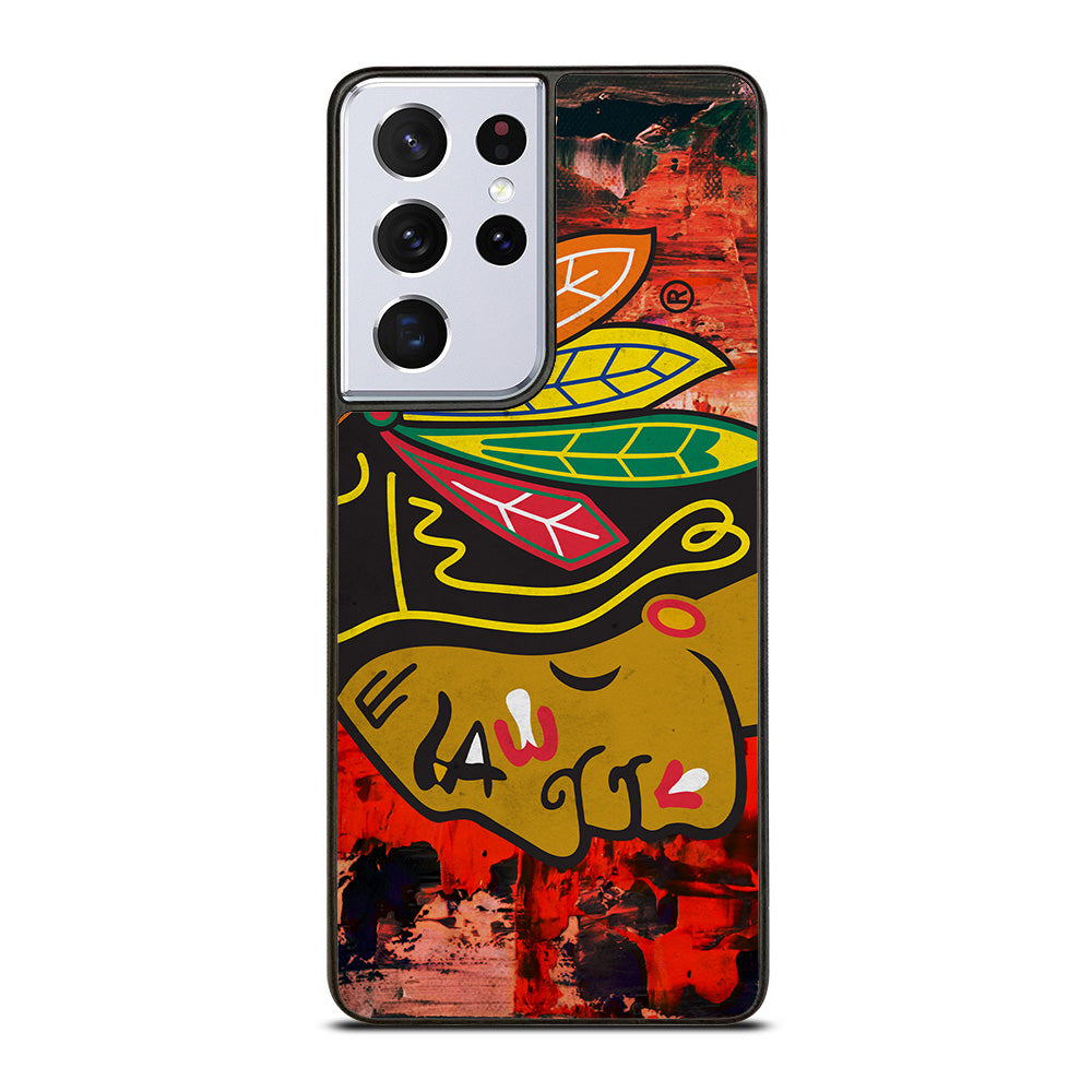 Chicago Blackhawks Symbol Samsung Galaxy S21 Ultra 5G Case