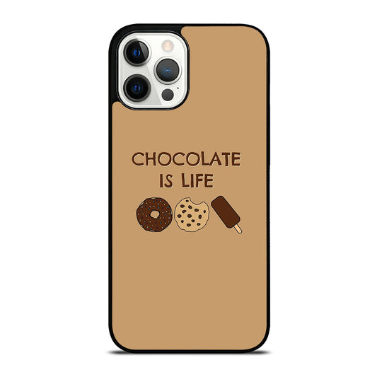 Chocolate Is Life Image iPhone 12 Pro Max Case