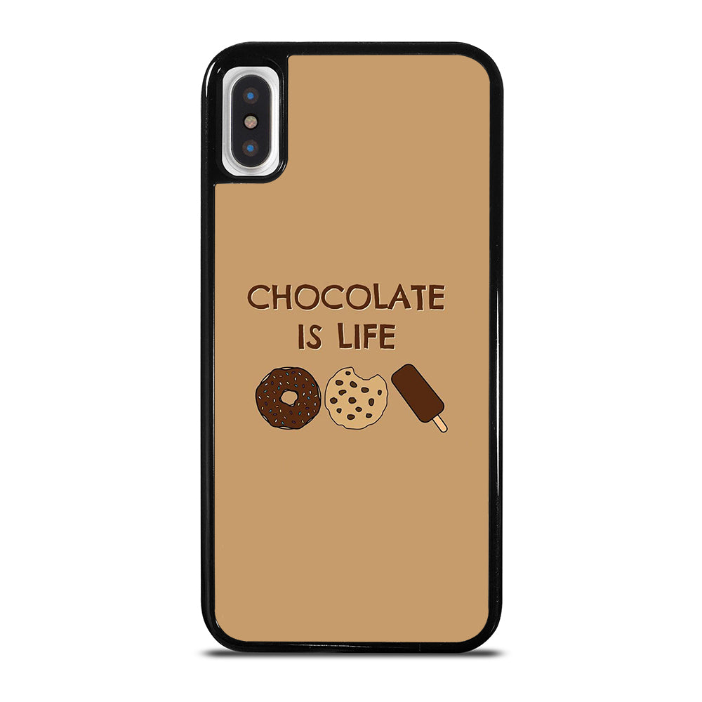 Chocolate Is Life Image iPhone X / XS Case