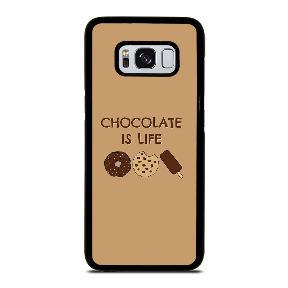 Chocolate Is Life Image Samsung Galaxy S8 Case