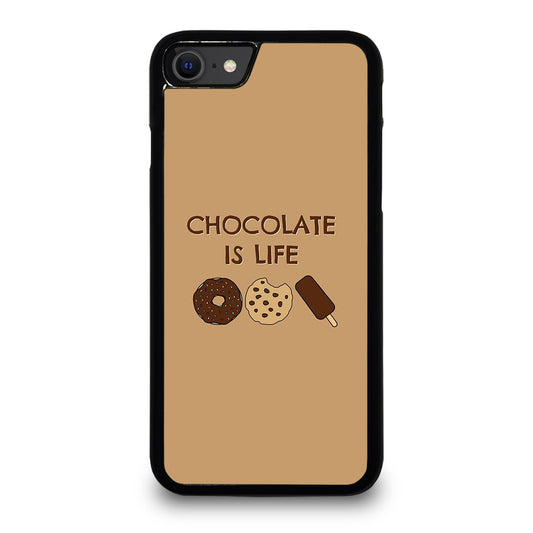 Chocolate Is Life Image iPhone SE 2020 Case