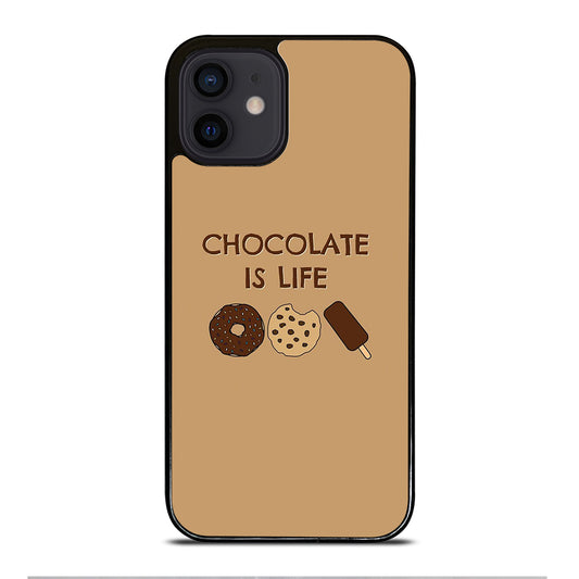Chocolate Is Life Image iPhone 12 Mini Case
