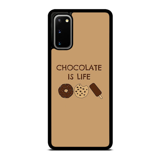 Chocolate Is Life Image Samsung Galaxy S20 / S20 5G Case