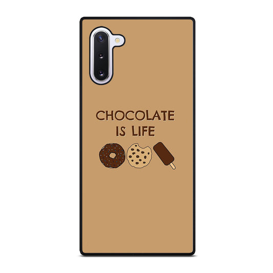Chocolate Is Life Image Samsung Galaxy Note 10 Case