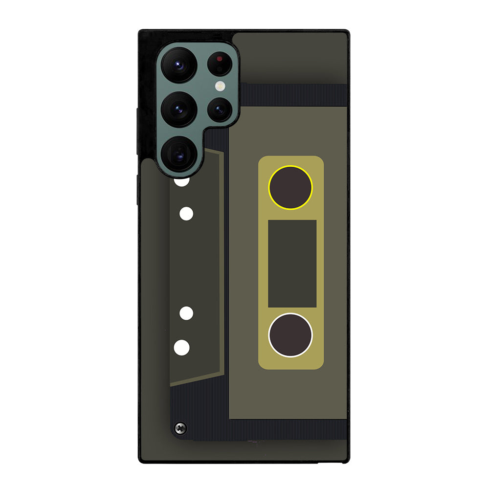 Chocolate Retro Cassette Tape Samsung Galaxy S22 Ultra 5G Case
