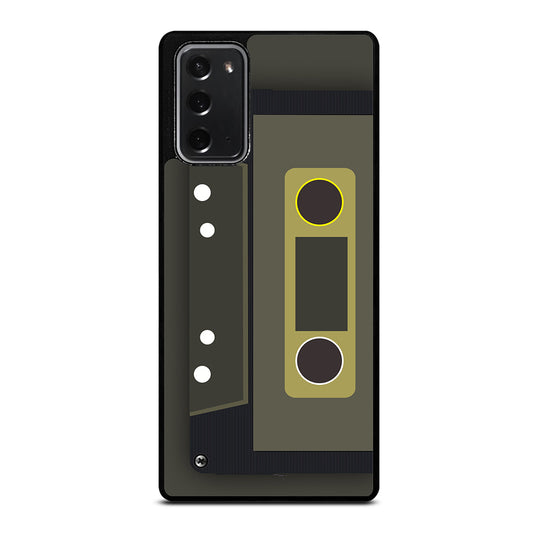 Chocolate Retro Cassette Tape Samsung Galaxy Note 20 Case