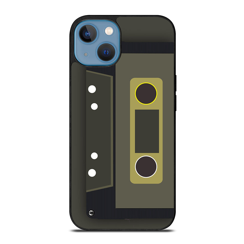 Chocolate Retro Cassette Tape iPhone 13 Case