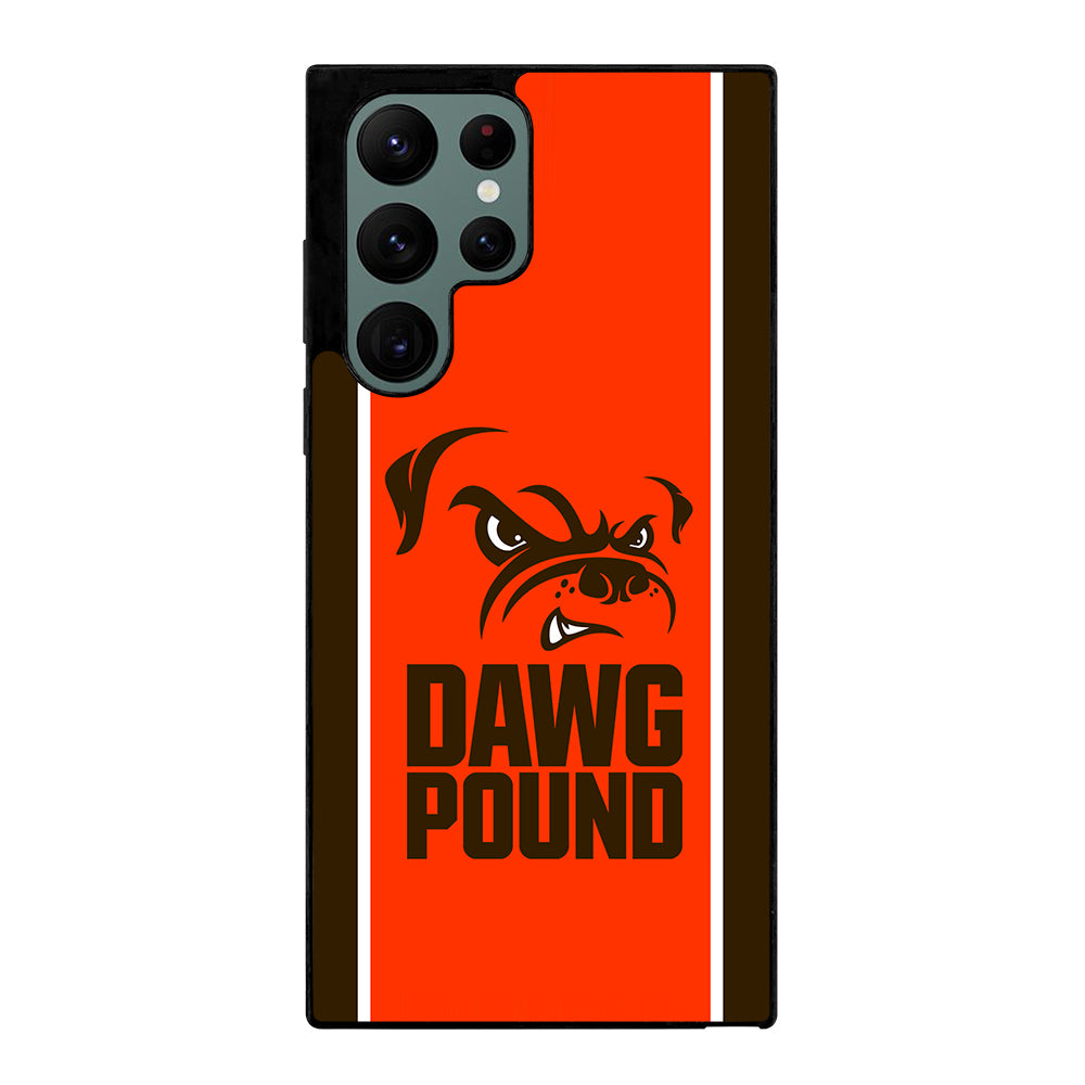 Cleveland Browns Dawg Pound Samsung Galaxy S22 Ultra 5G Case