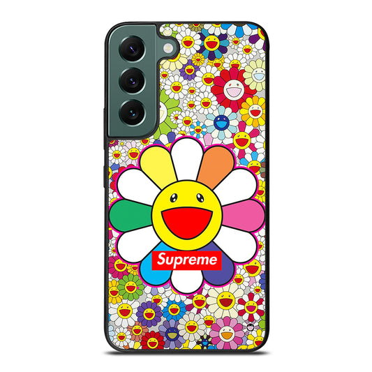 Colorful Takashi Murakami Flower Samsung Galaxy S22 5G Case