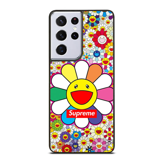 Colorful Takashi Murakami Flower Samsung Galaxy S21 Ultra 5G Case