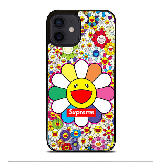 Colorful Takashi Murakami Flower iPhone 12 Mini Case