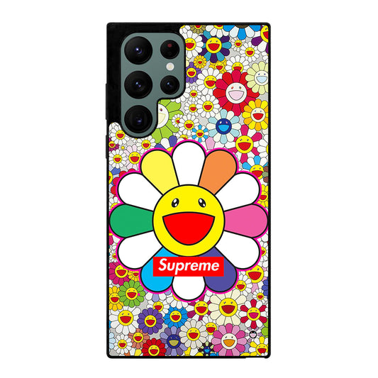 Colorful Takashi Murakami Flower Samsung Galaxy S22 Ultra 5G Case