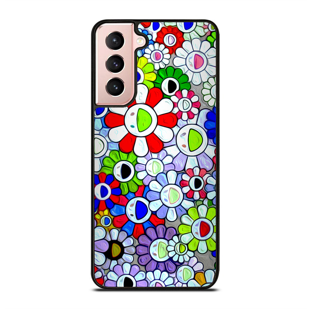 Cool Takashi Murakami Flowers Samsung Galaxy S21 5G Case