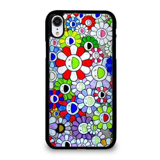 Cool Takashi Murakami Flowers iPhone XR Case