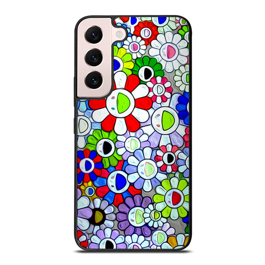 Cool Takashi Murakami Flowers Samsung Galaxy S22 Plus 5G Case