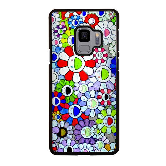 Cool Takashi Murakami Flowers Samsung Galaxy S9 Case