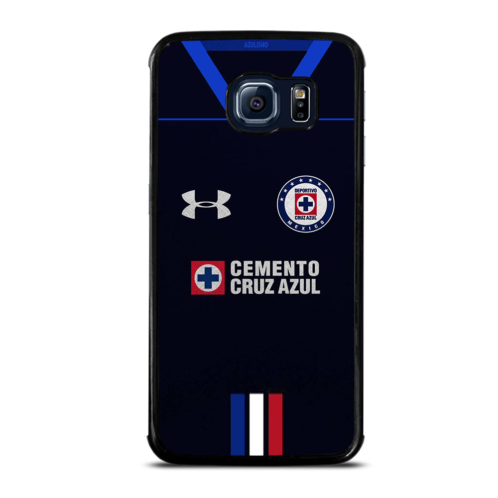 Cruz Azul Football Club Jersey Image Samsung Galaxy S6 Edge Case