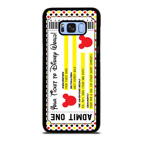 Custom Personalized Disney Ticket Samsung Galaxy S8 Plus Case