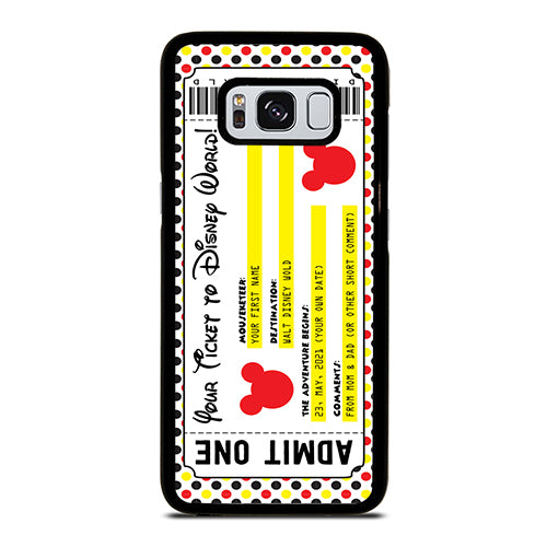 Custom Personalized Disney Ticket Samsung Galaxy S8 Case