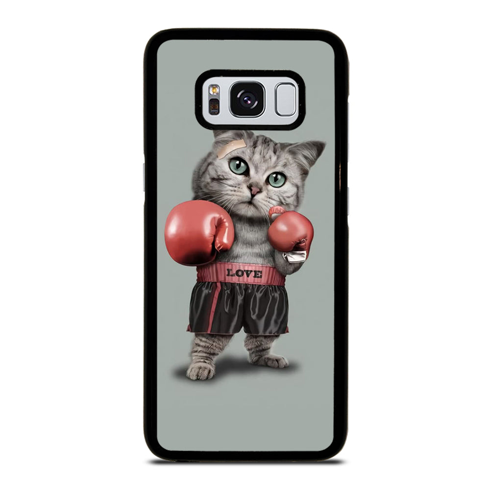 Cute Cat Boxing Samsung Galaxy S8 Case