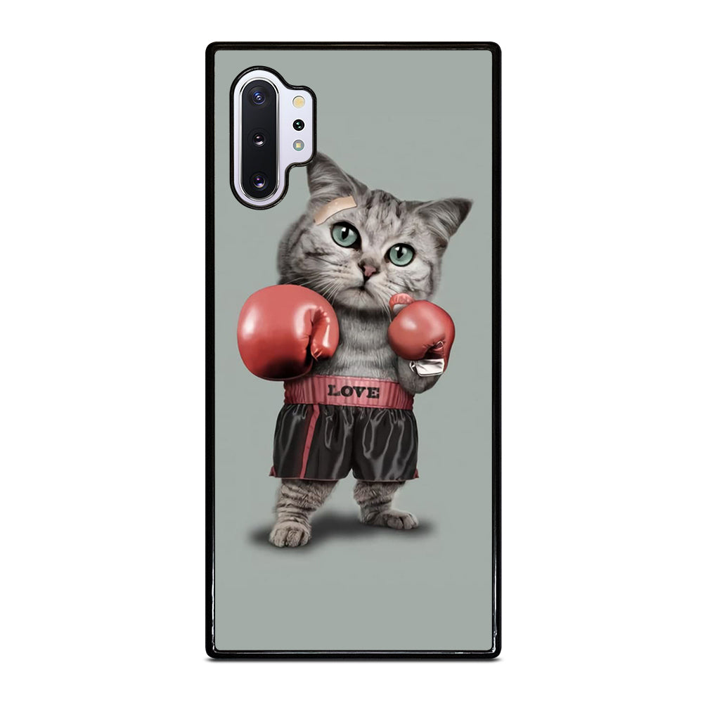 Cute Cat Boxing Samsung Galaxy Note 10 Plus Case