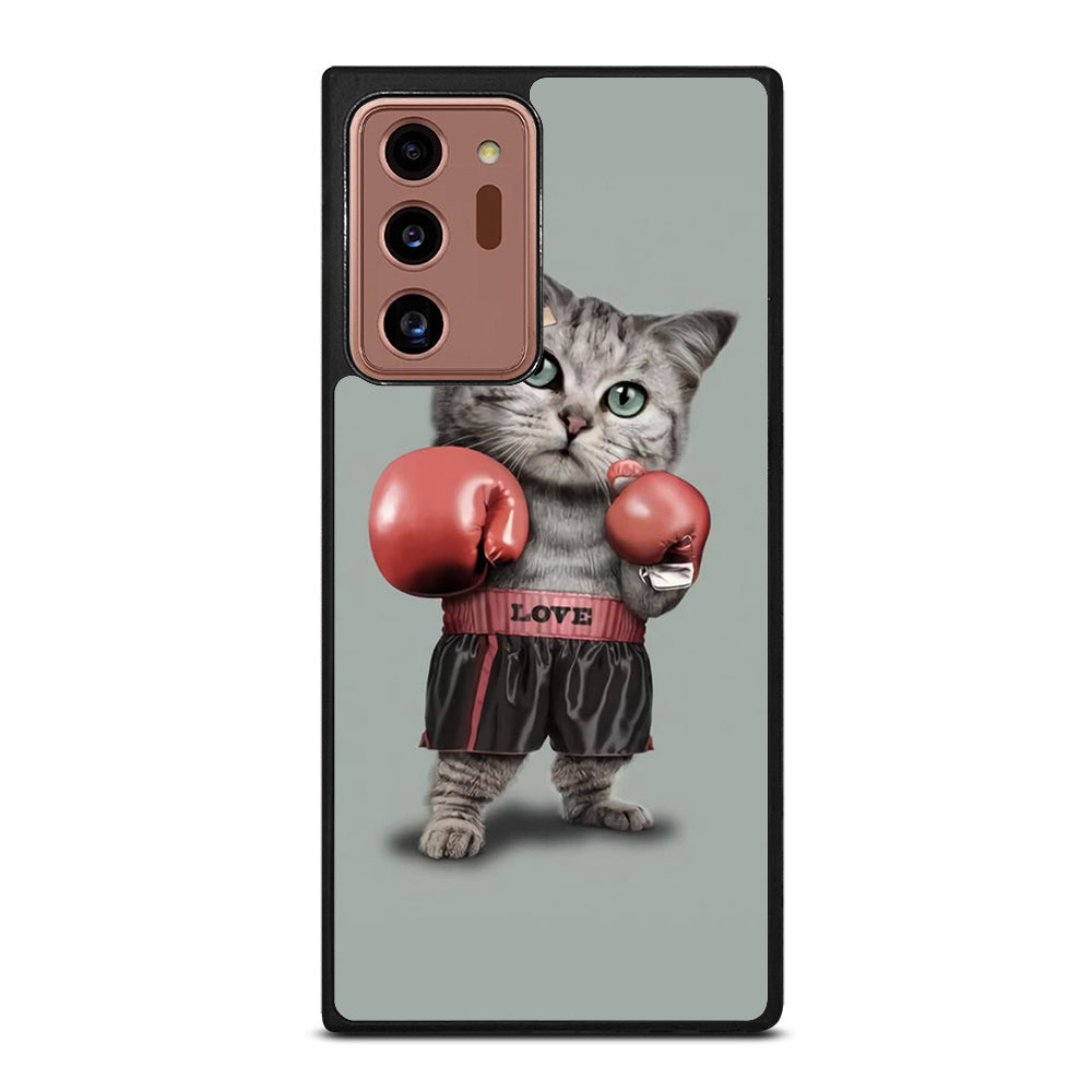 Cute Cat Boxing Samsung Galaxy Note 20 Ultra Case