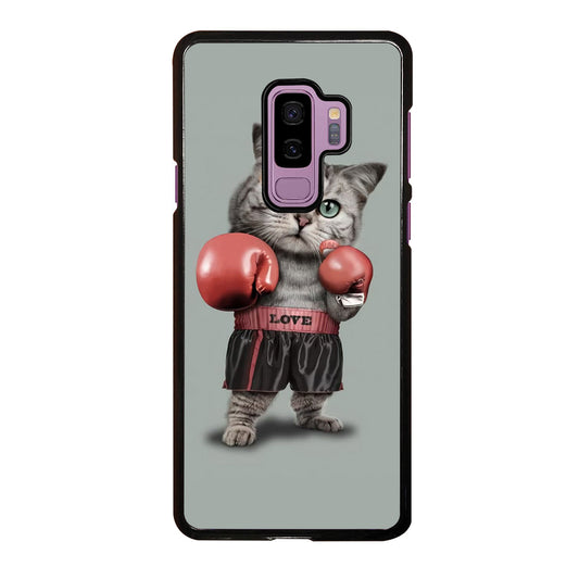 Cute Cat Boxing Samsung Galaxy S9 Plus Case