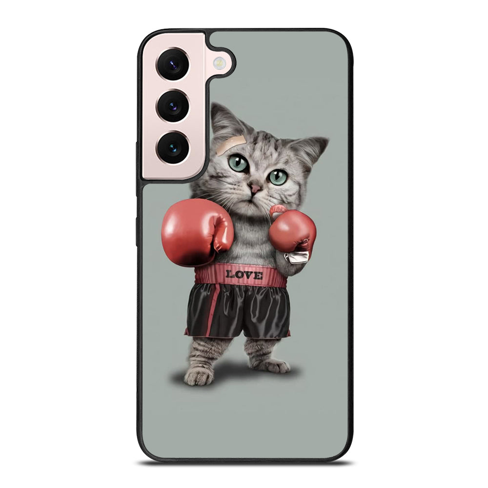 Cute Cat Boxing Samsung Galaxy S22 Plus 5G Case