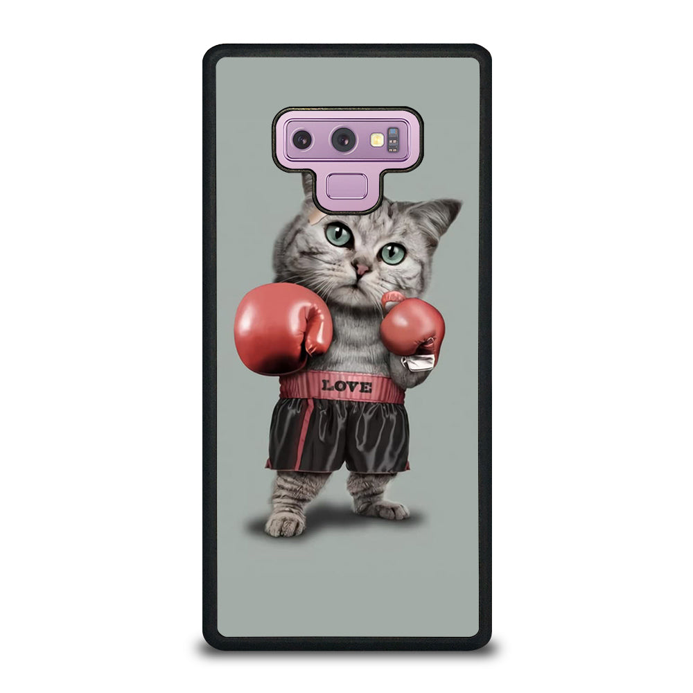 Cute Cat Boxing Samsung Galaxy Note 9 Case