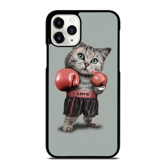 Cute Cat Boxing iPhone 11 Pro Case