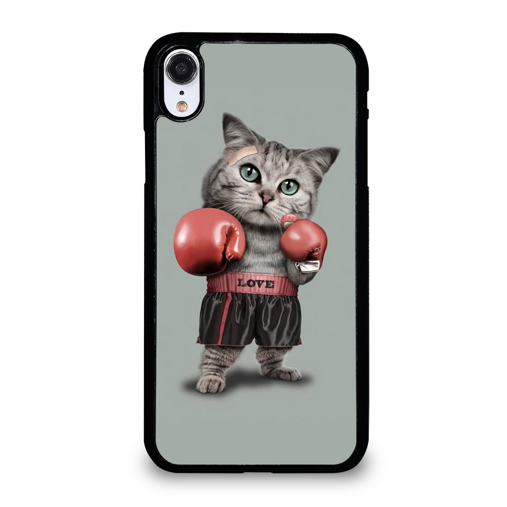 Cute Cat Boxing iPhone XR Case
