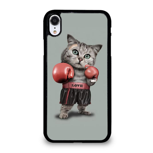 Cute Cat Boxing iPhone XR Case