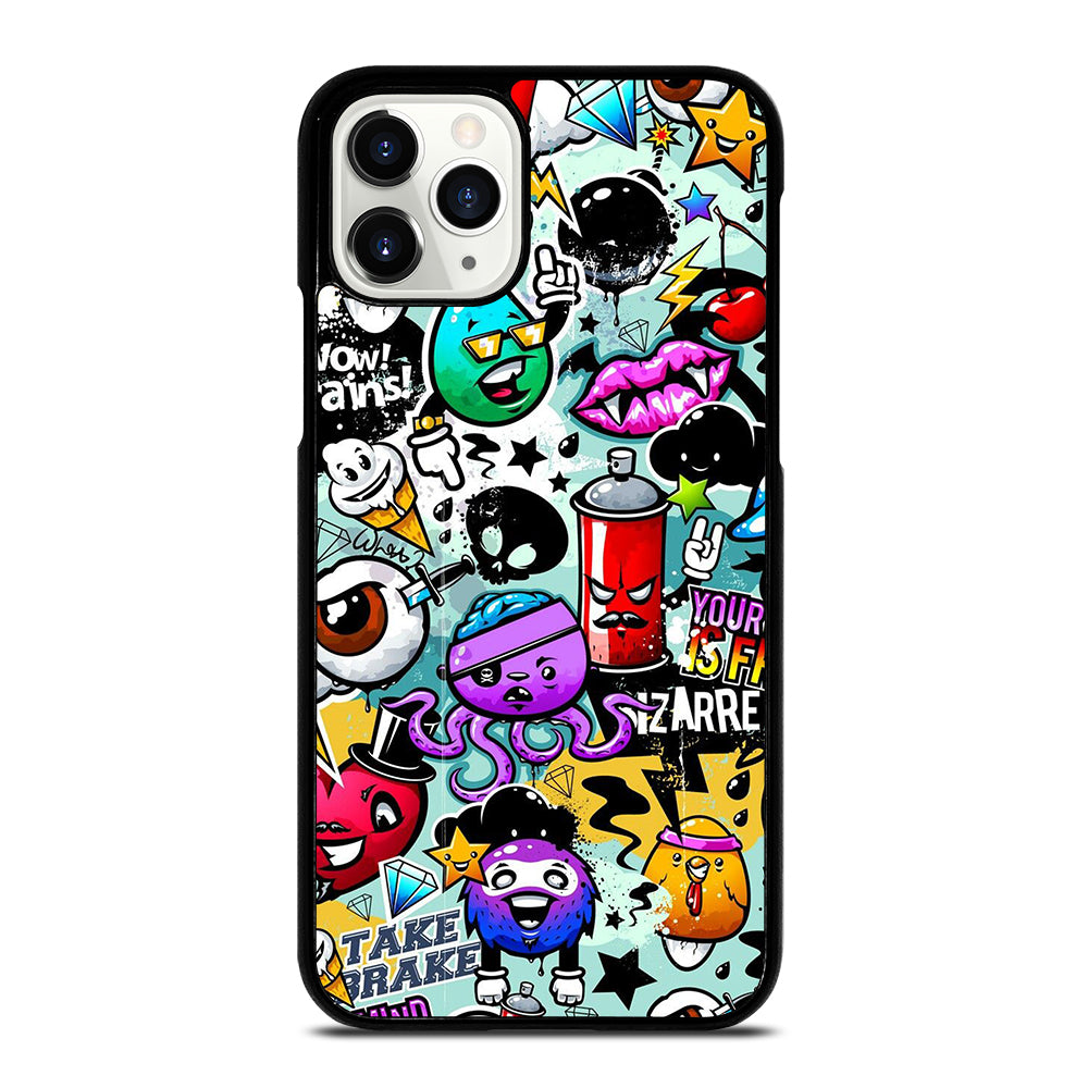 Cute Graffiti Image iPhone 11 Pro Case