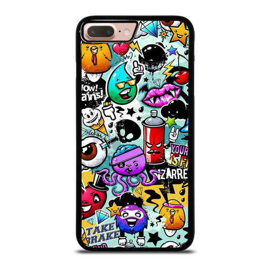 Cute Graffiti Image iPhone 7 Plus / 8 Plus Case