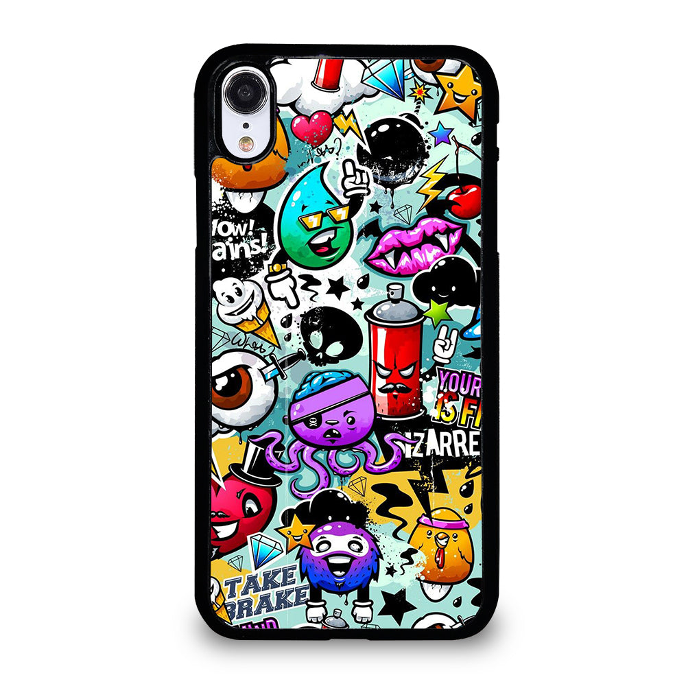 Cute Graffiti Image iPhone XR Case
