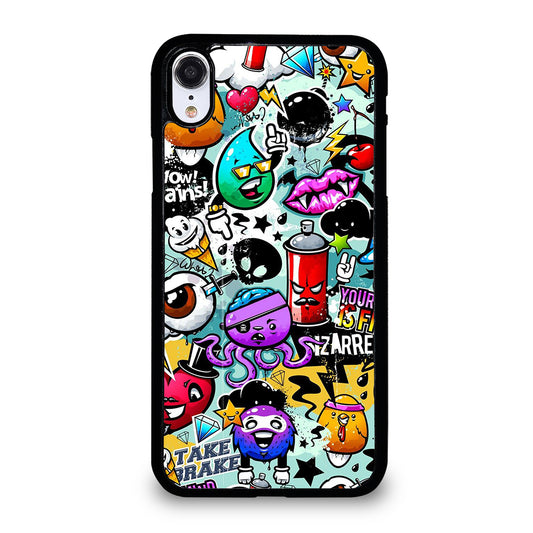 Cute Graffiti Image iPhone XR Case