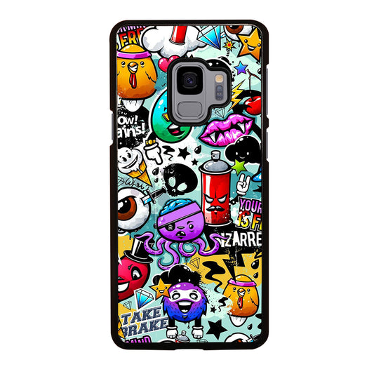 Cute Graffiti Image Samsung Galaxy S9 Case