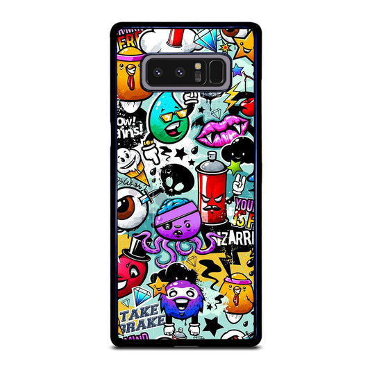 Cute Graffiti Image Samsung Galaxy Note 8 Case