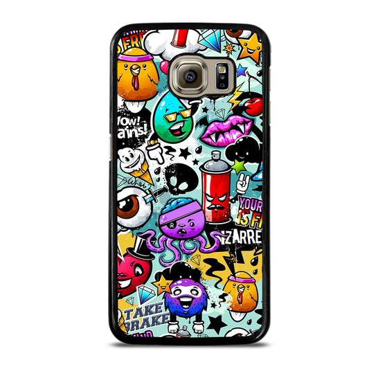 Cute Graffiti Image Samsung Galaxy S6 Case